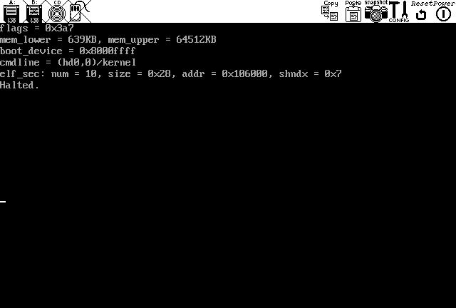 Bochs screenshot