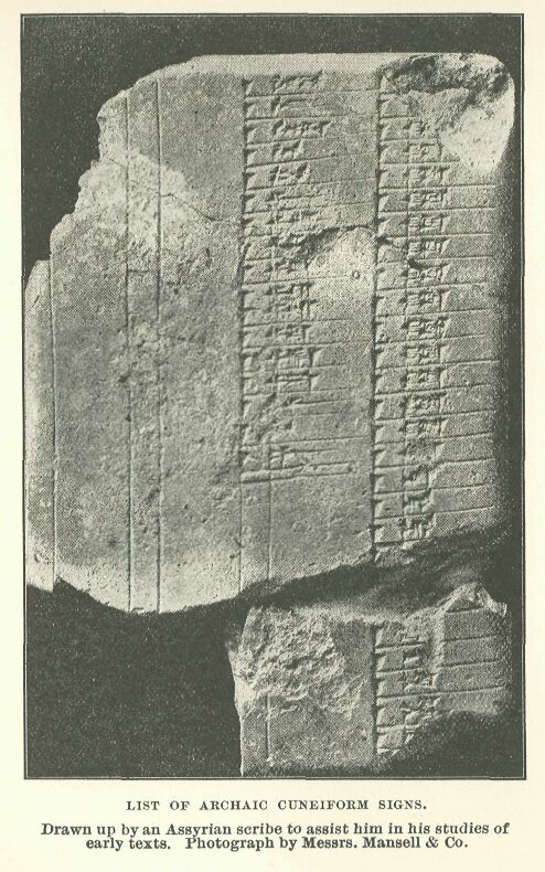 147.jpg List of Archaic Cuneiform Signs.
