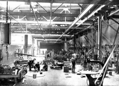 INTERIOR VIEW OF 148TH STREET REPAIR SHOPS