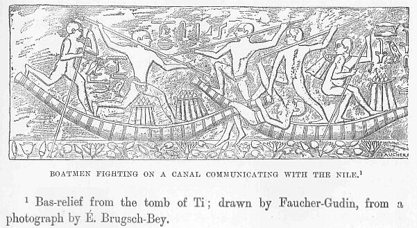 091.jpg Boatmen Fighting on a Canal Communicating With
The Nile. 1 
