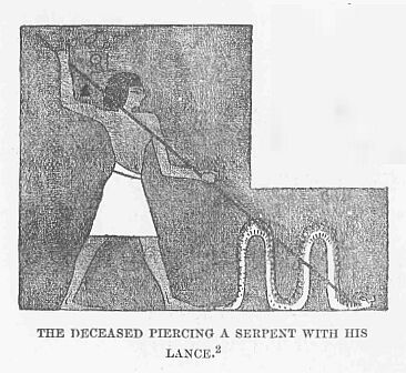 266.jpg the Deceased Piercing a Serpent With his Lance.
2 
