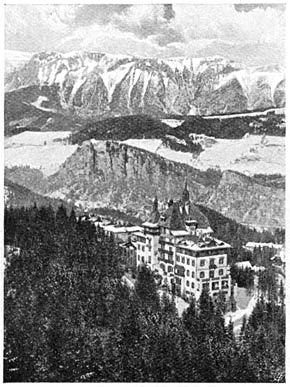 Het Semmering-hotel.