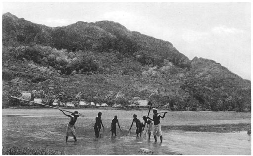 Spearing Fish in Fiji