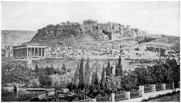 THE ACROPOLIS OF ATHENS.