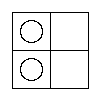 Diagram representing y does not exist