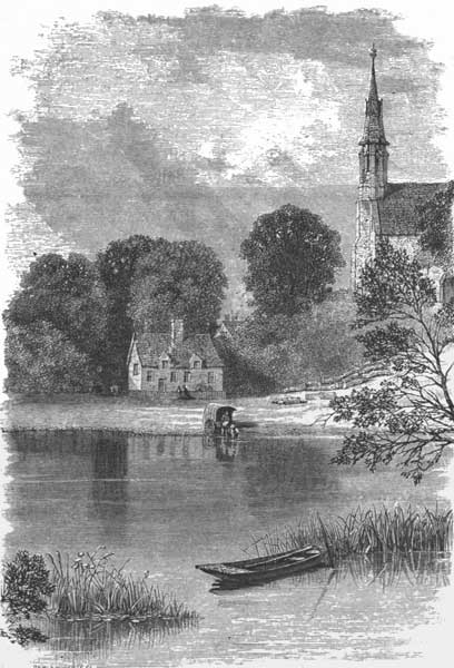 THE THAMES AT CLIFTON-HAMPDEN.