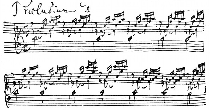 BACH'S HANDWRITING.