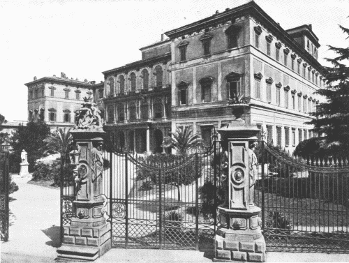 The Barberini Palace.

The residence of the Storys.